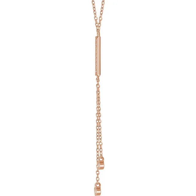 Diamond Lariat Necklace