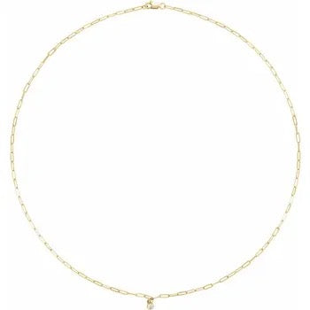 Diamond Micro Bezel-Set Necklace