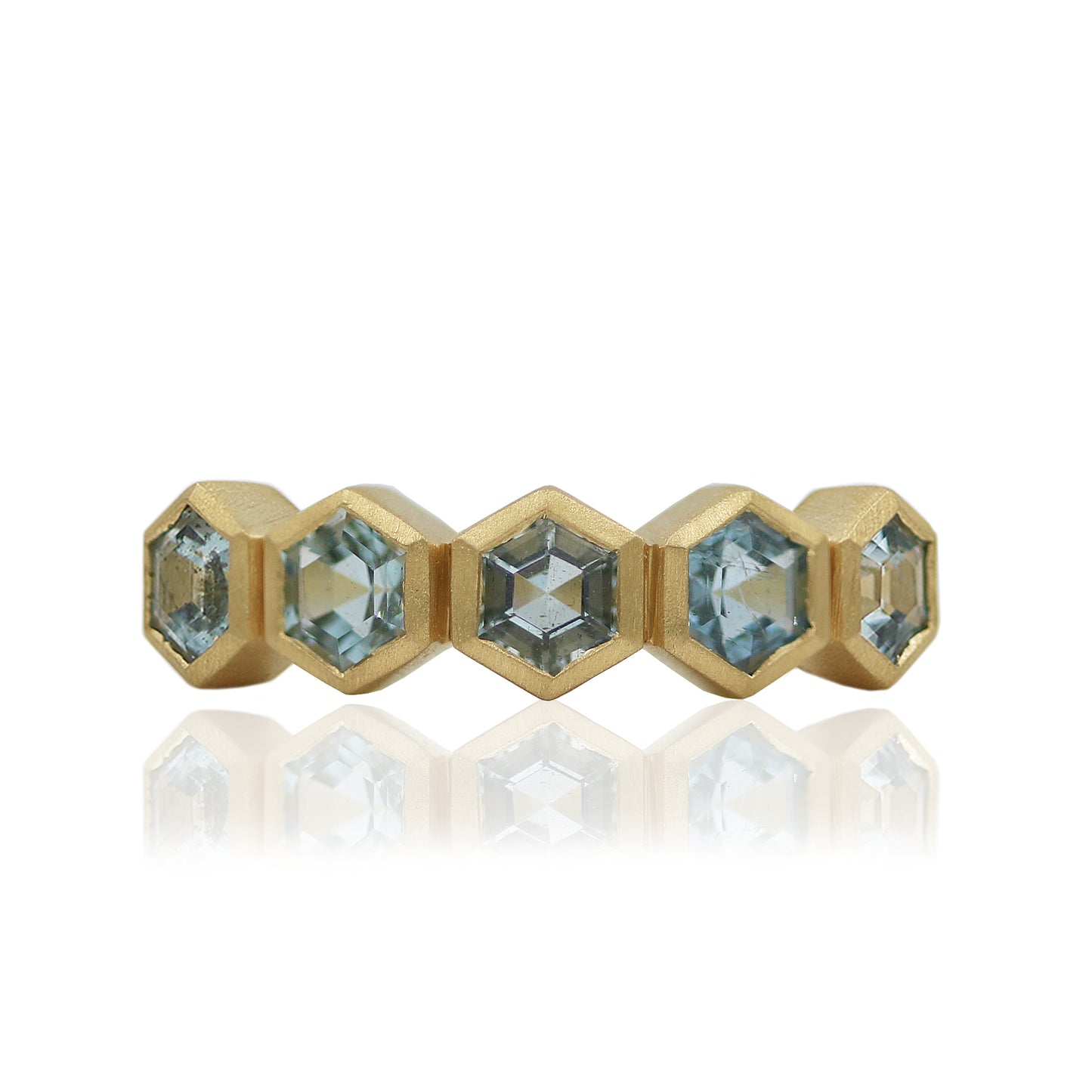 Aquamarine Hex Stacker