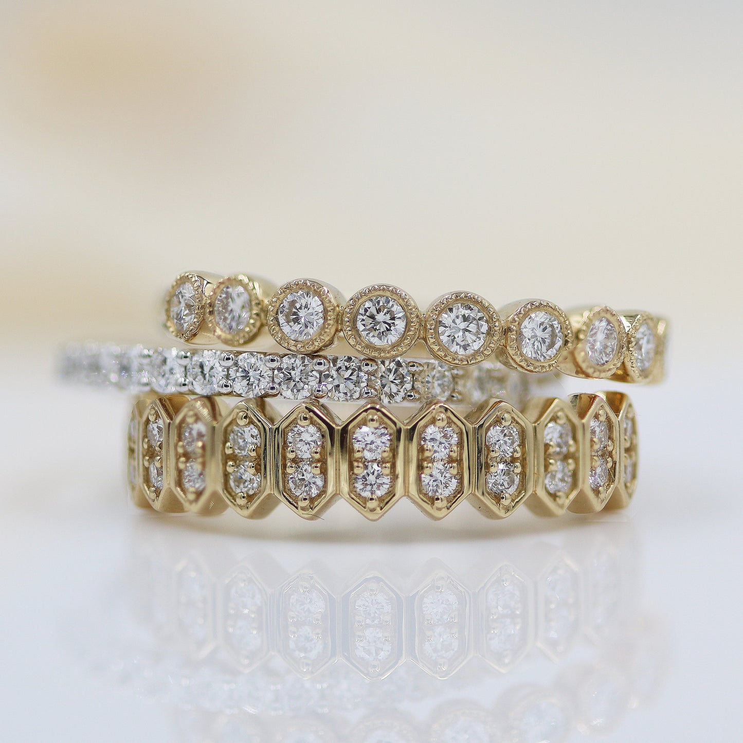 Round Diamond Stacker