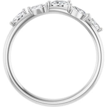 Diamond Leaf Ring