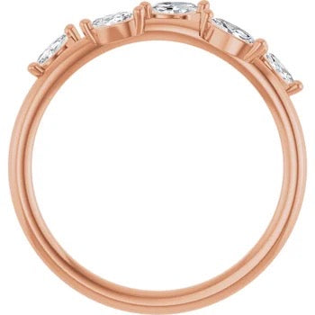 Diamond Leaf Ring