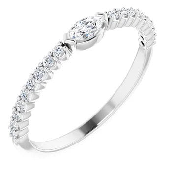 Diamond Stackable Ring