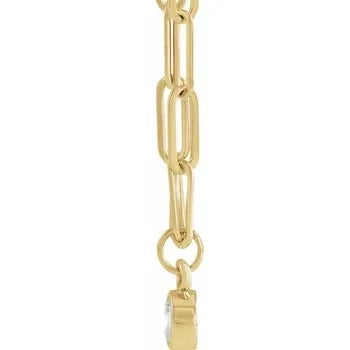 Diamond Micro Bezel-Set Necklace