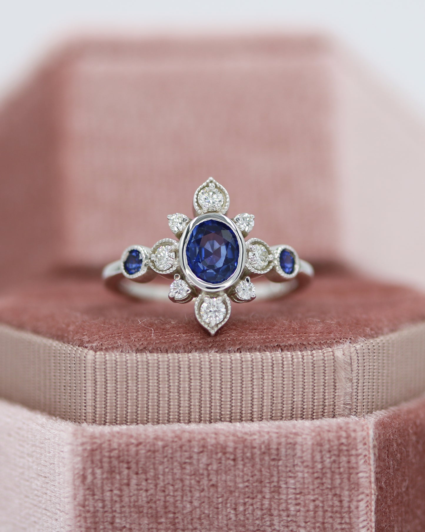 Sapphire and Diamond Ring