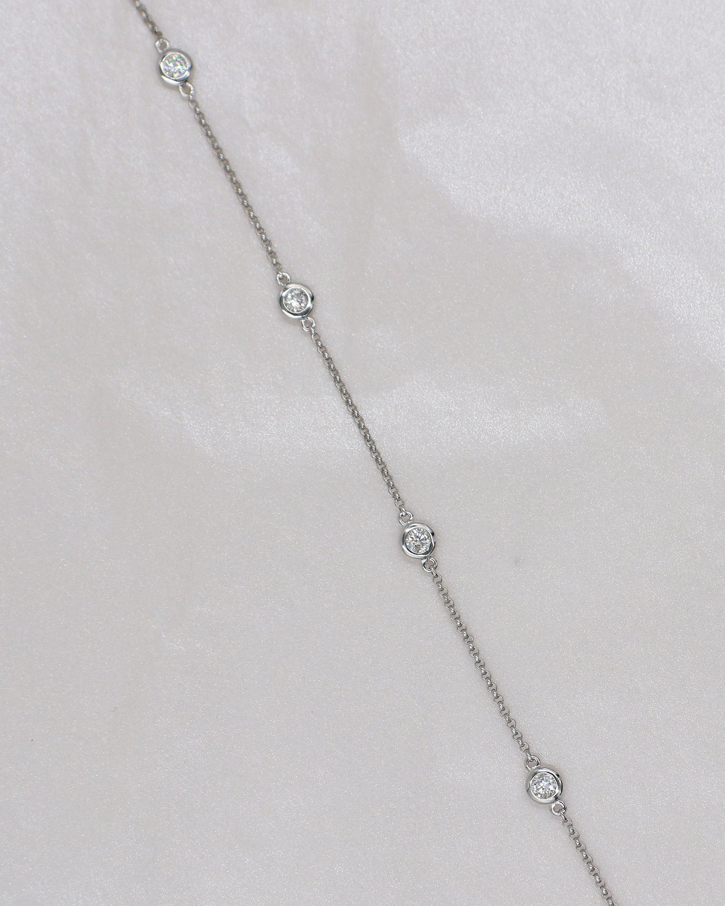 Diamond Bezel-Set Bracelet