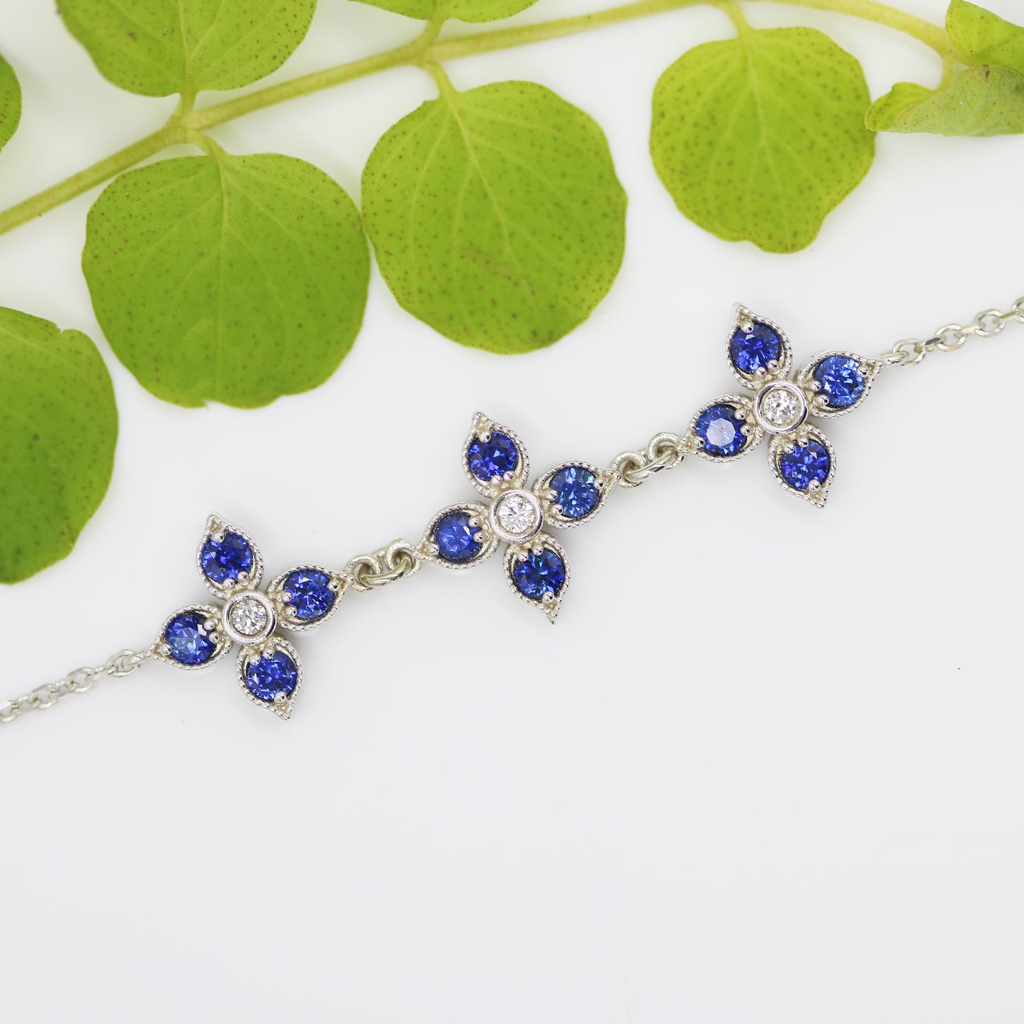The Prim Sapphire and Diamond Bracelet