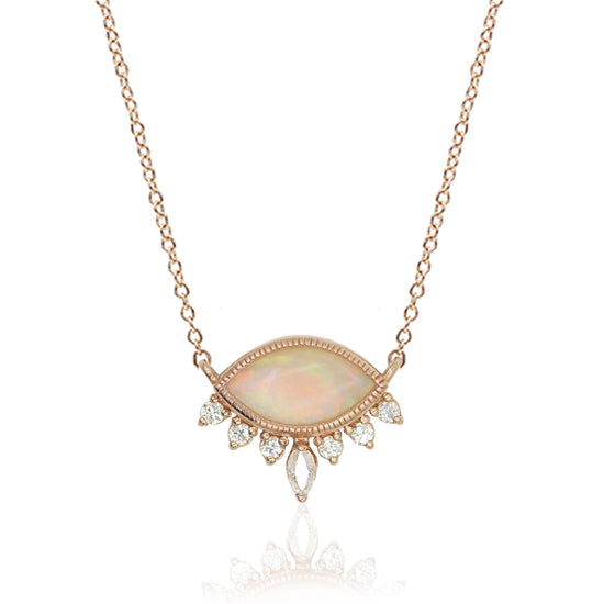 Marquise Opal Pendant