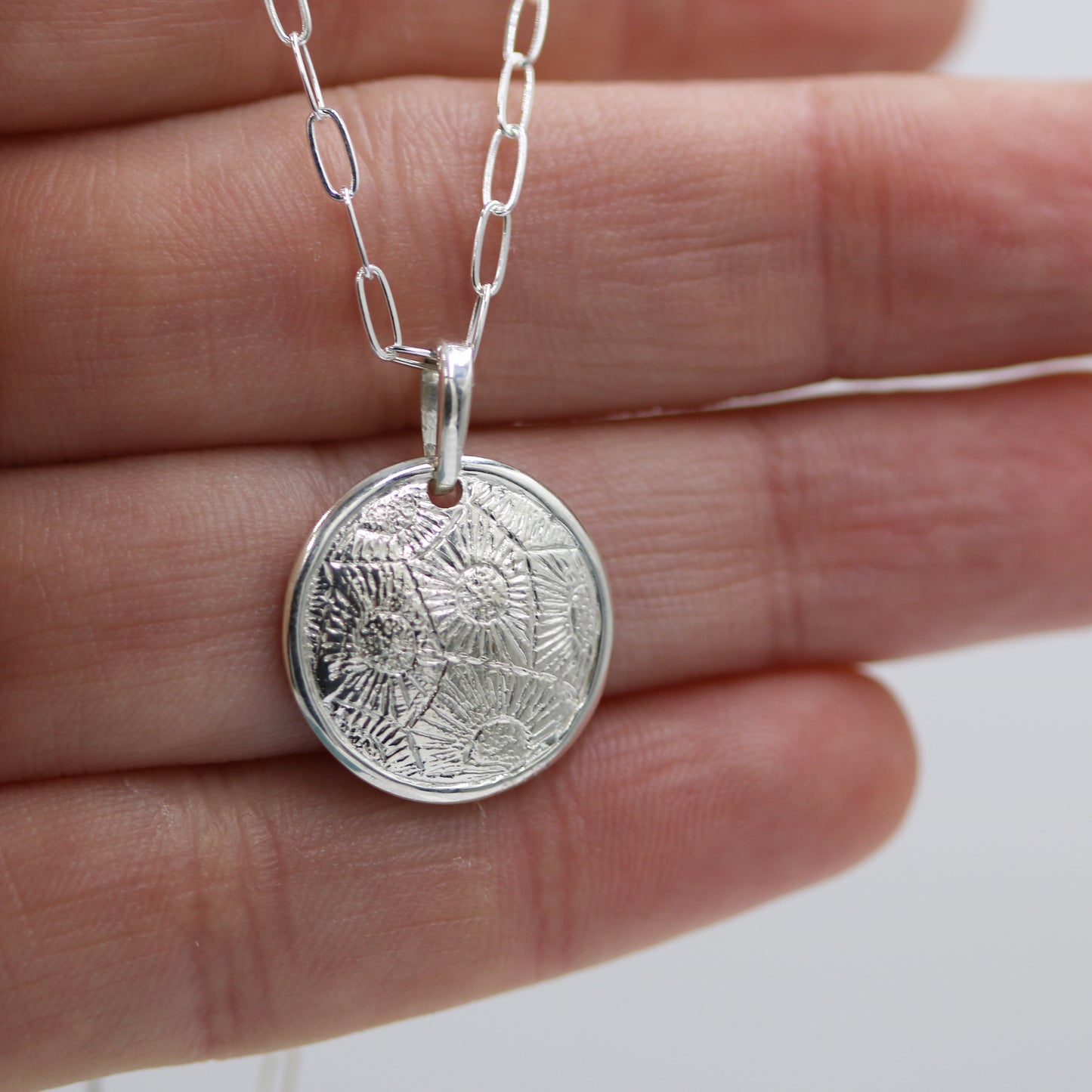 Sterling Silver Petoskey Necklace