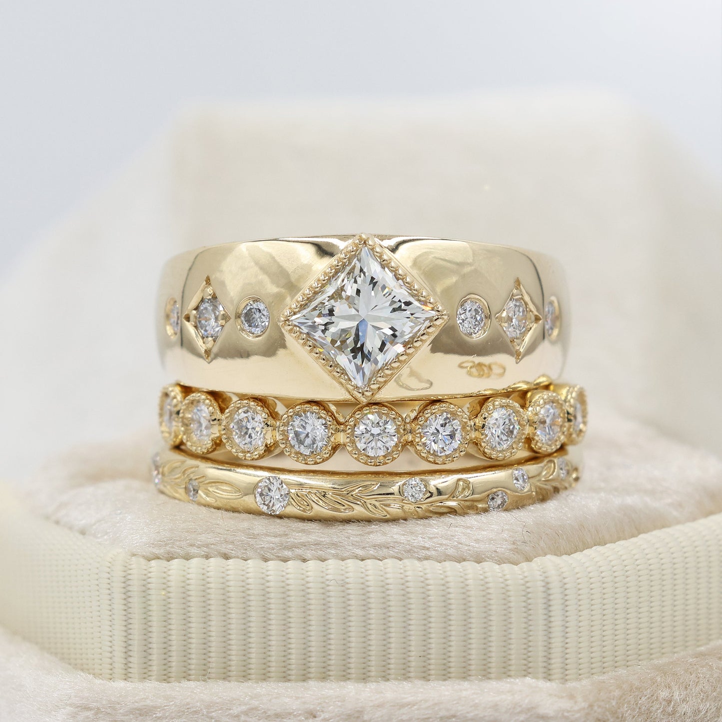 Milgrain Bezel Stacker