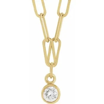 Load image into Gallery viewer, Diamond Micro Bezel-Set Necklace
