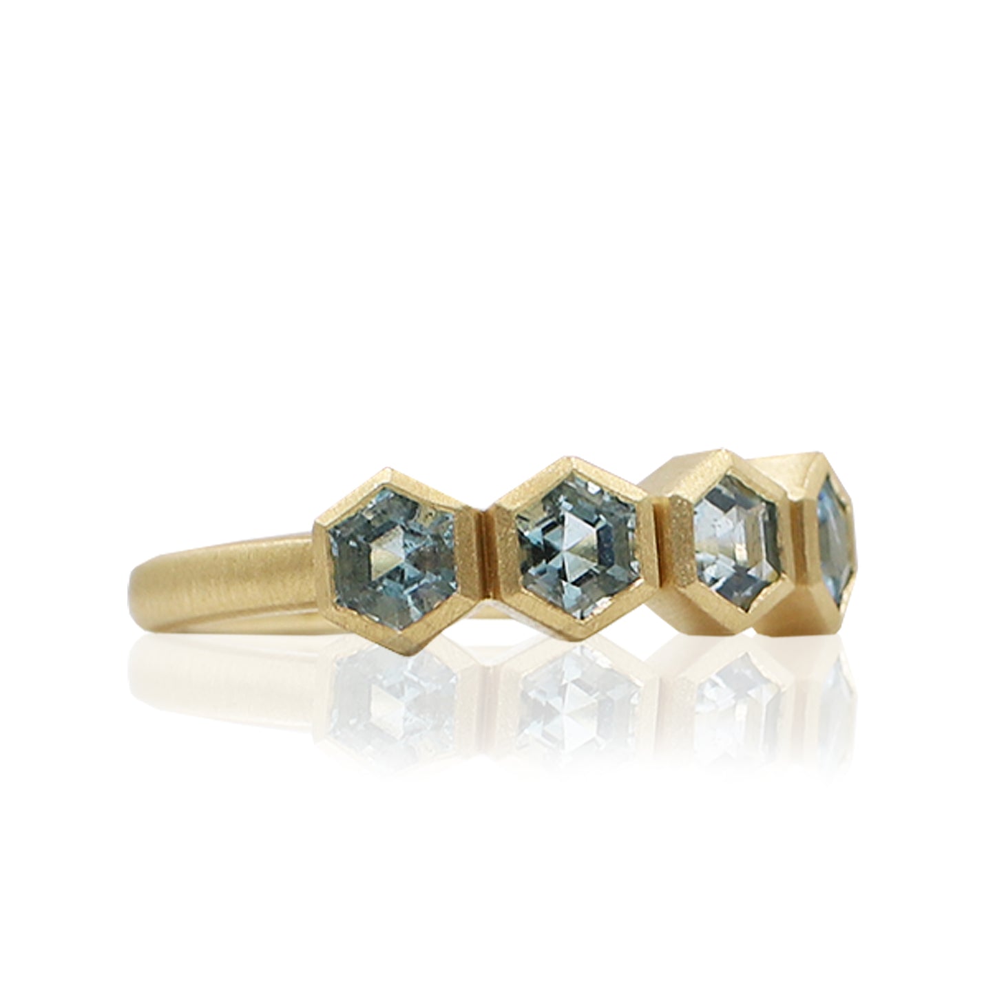 Aquamarine Hex Stacker