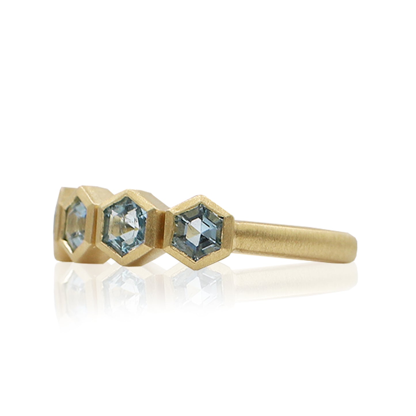 Aquamarine Hex Stacker