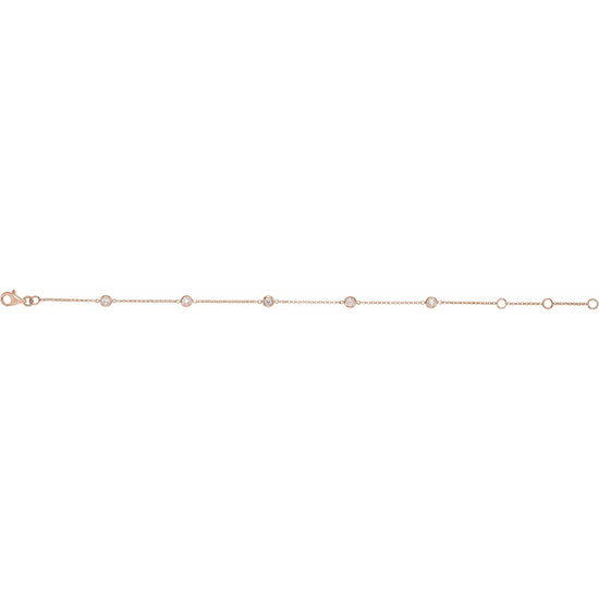 Diamond Bezel-Set Bracelet