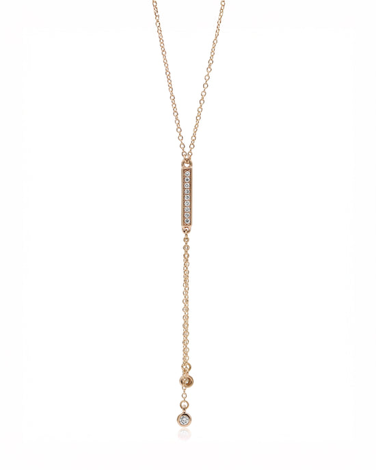 Diamond Lariat Necklace