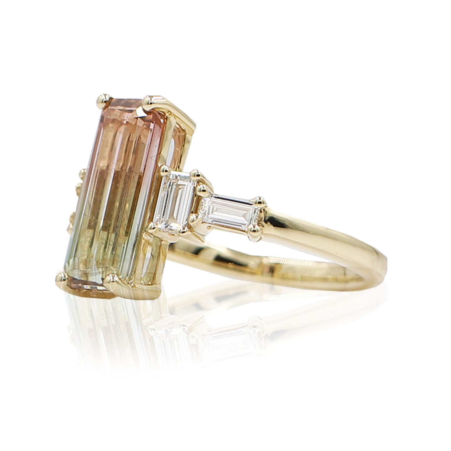 Watermelon Tourmaline Ring