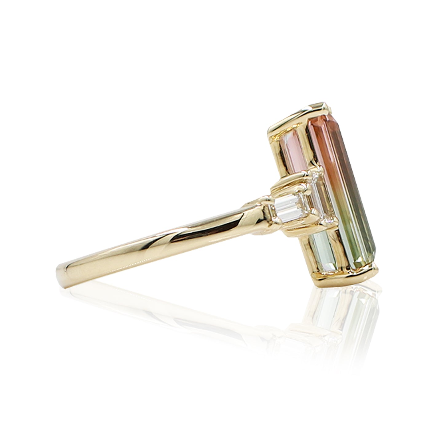 Watermelon Tourmaline Ring