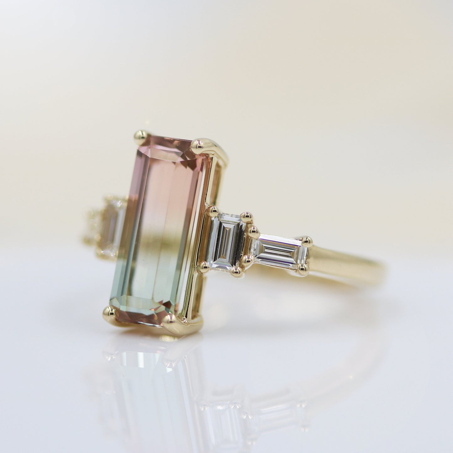 Watermelon Tourmaline Ring