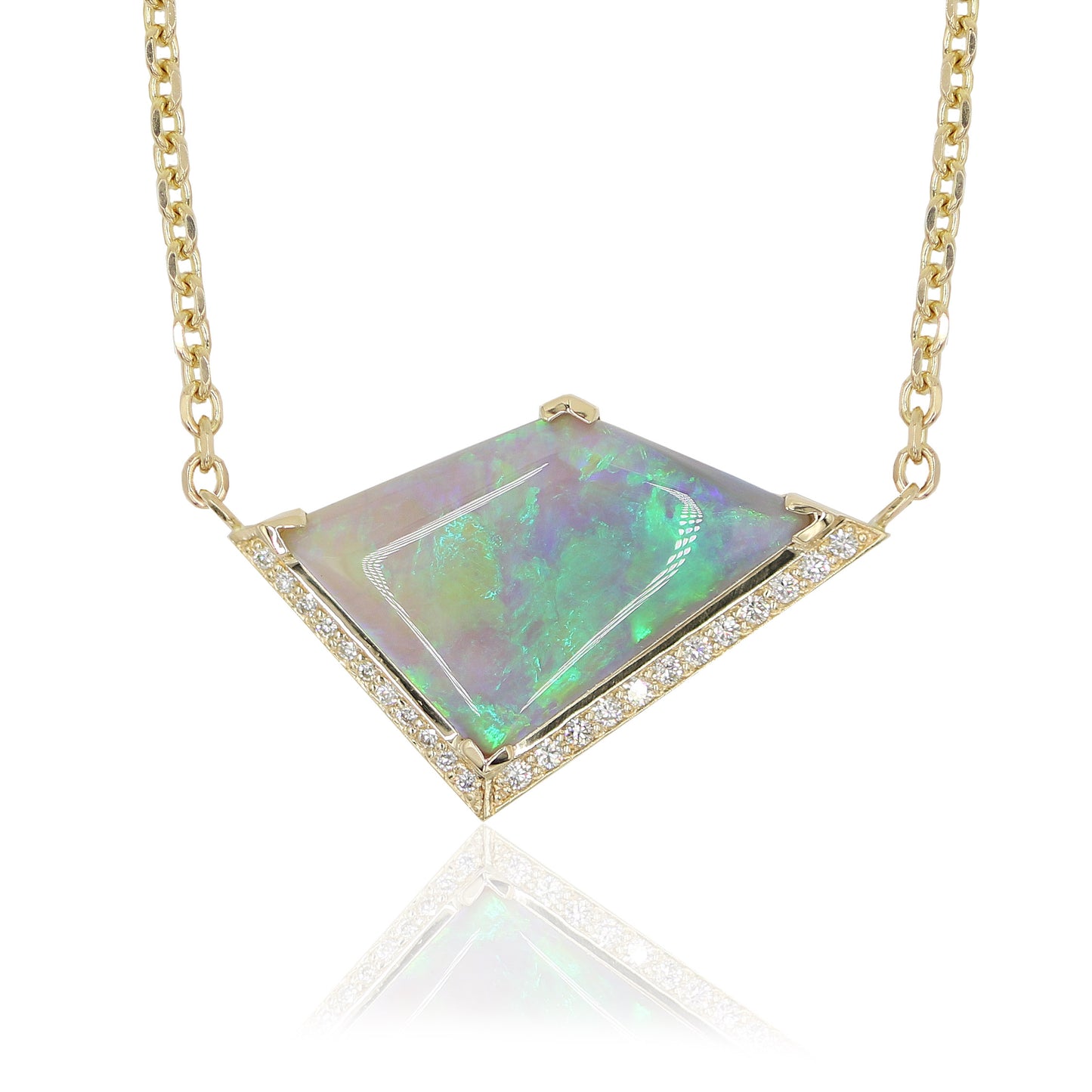 Load image into Gallery viewer, Big Opal Necklace
