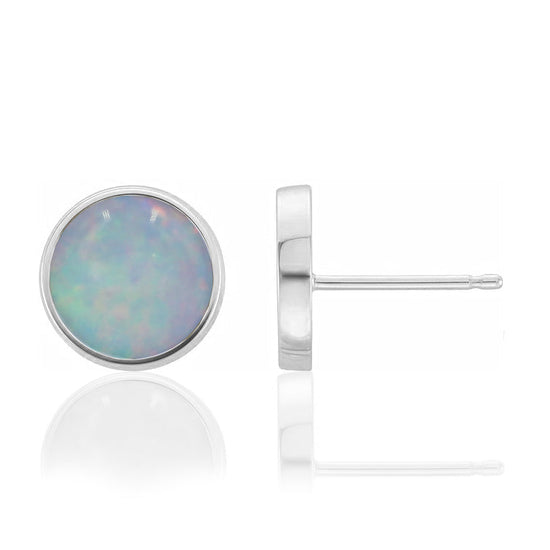 Load image into Gallery viewer, 14KT Classic Opal Studs
