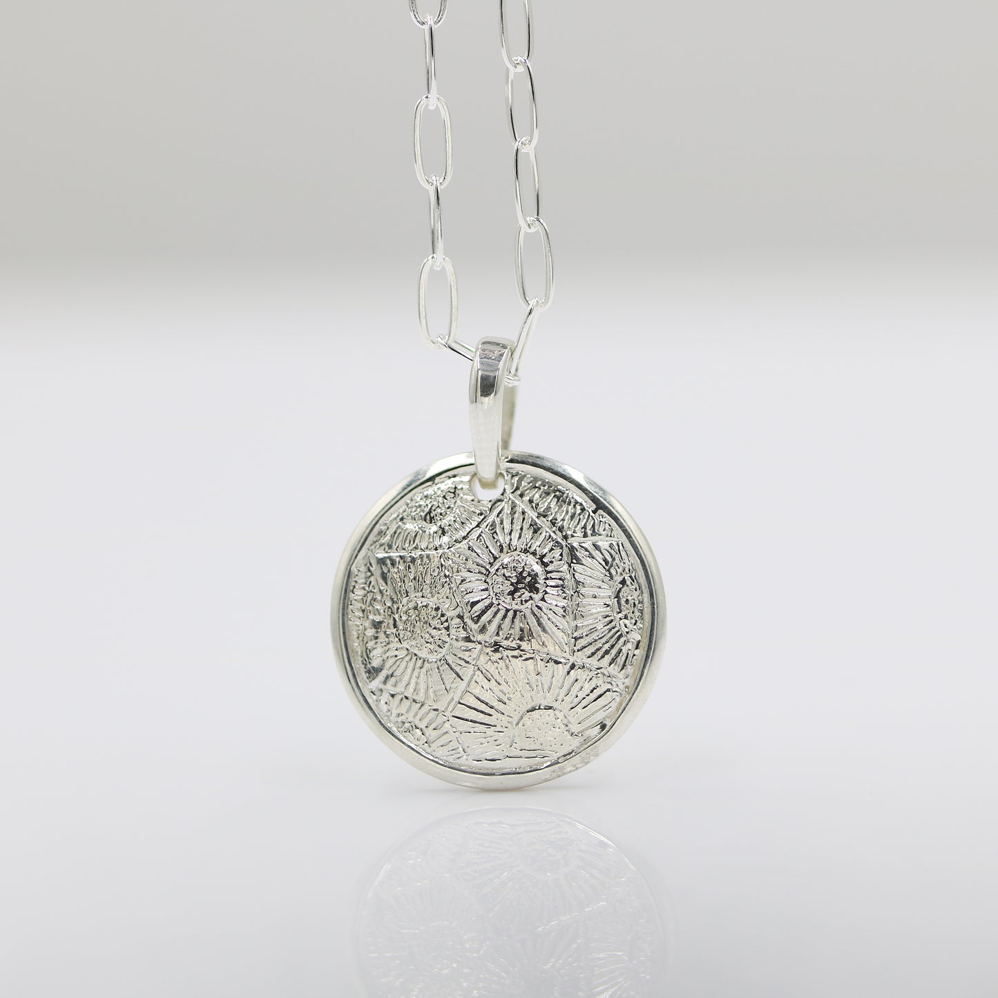 Load image into Gallery viewer, Sterling Silver Petoskey Necklace
